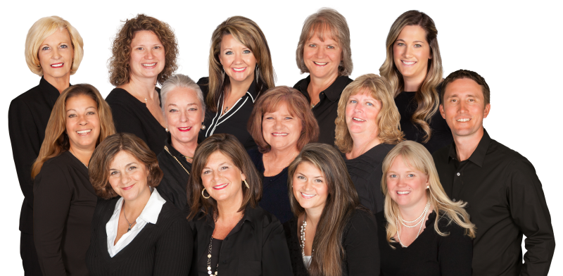 Debbie Reed Team members shown are in back (l-r) Melissa Thoroughgood, Tiffany Carver-O'Malley, Carrie Hellens, Teresa Cason and Jennifer White Harrison. In the middle are Wendy Benedict, Sandra Jefferson, Beth Shinn, Karen Thomas and Corey Mahoney. In front are Amy Warick, Debbie Reed, Ashlee Reed Hidell and Cyndi Marsh. SUBMITTED PHOTO